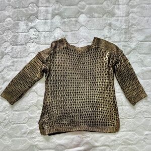 Ellen Tracy eyelet sweater XS